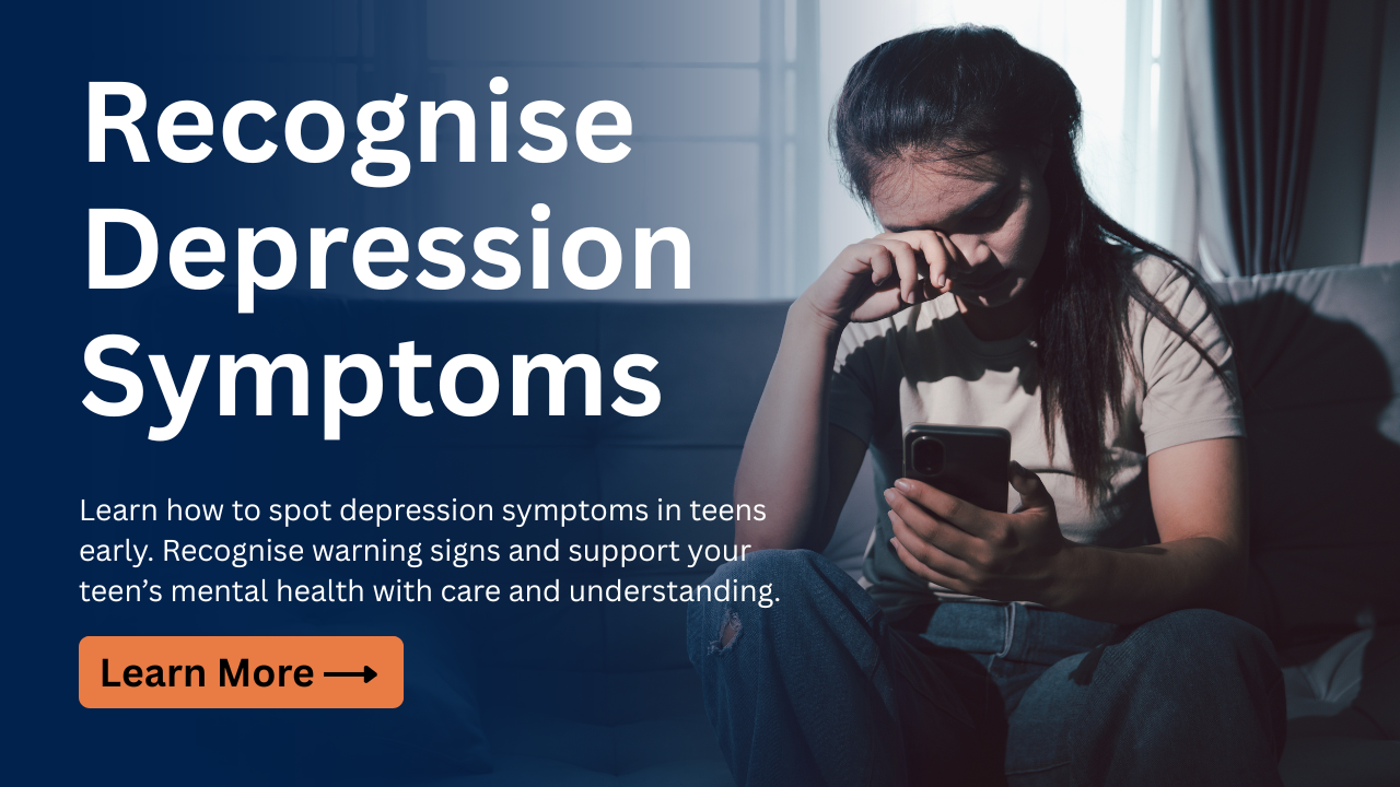 Teen showing signs of depression and low mood