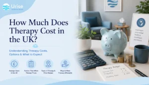 Therapy cost guide with calculator and counselling session visuals