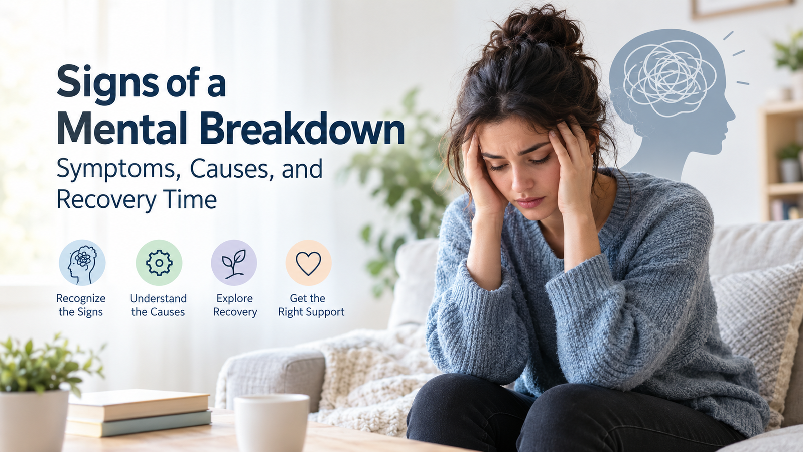 Signs of a mental breakdown, including symptoms, causes, and recovery